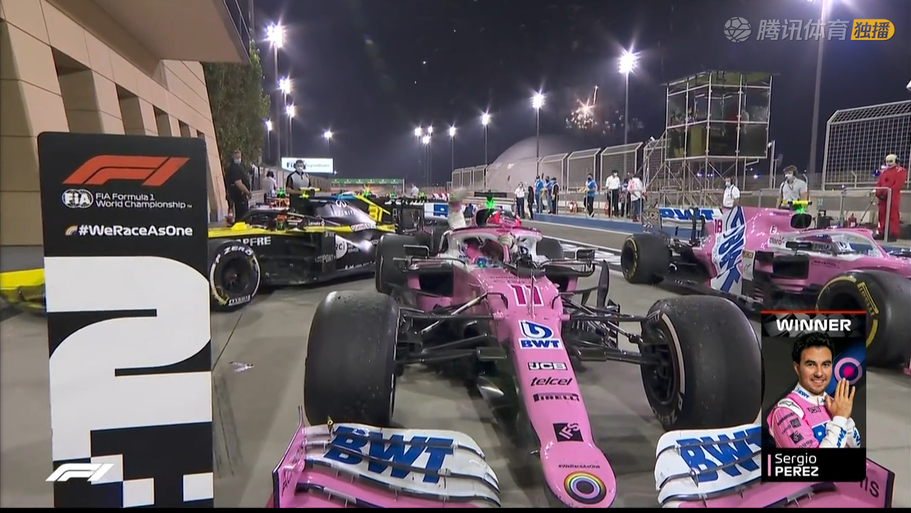 包含雷诺车队力克梅赛德斯，佩雷兹关键制胜的词条